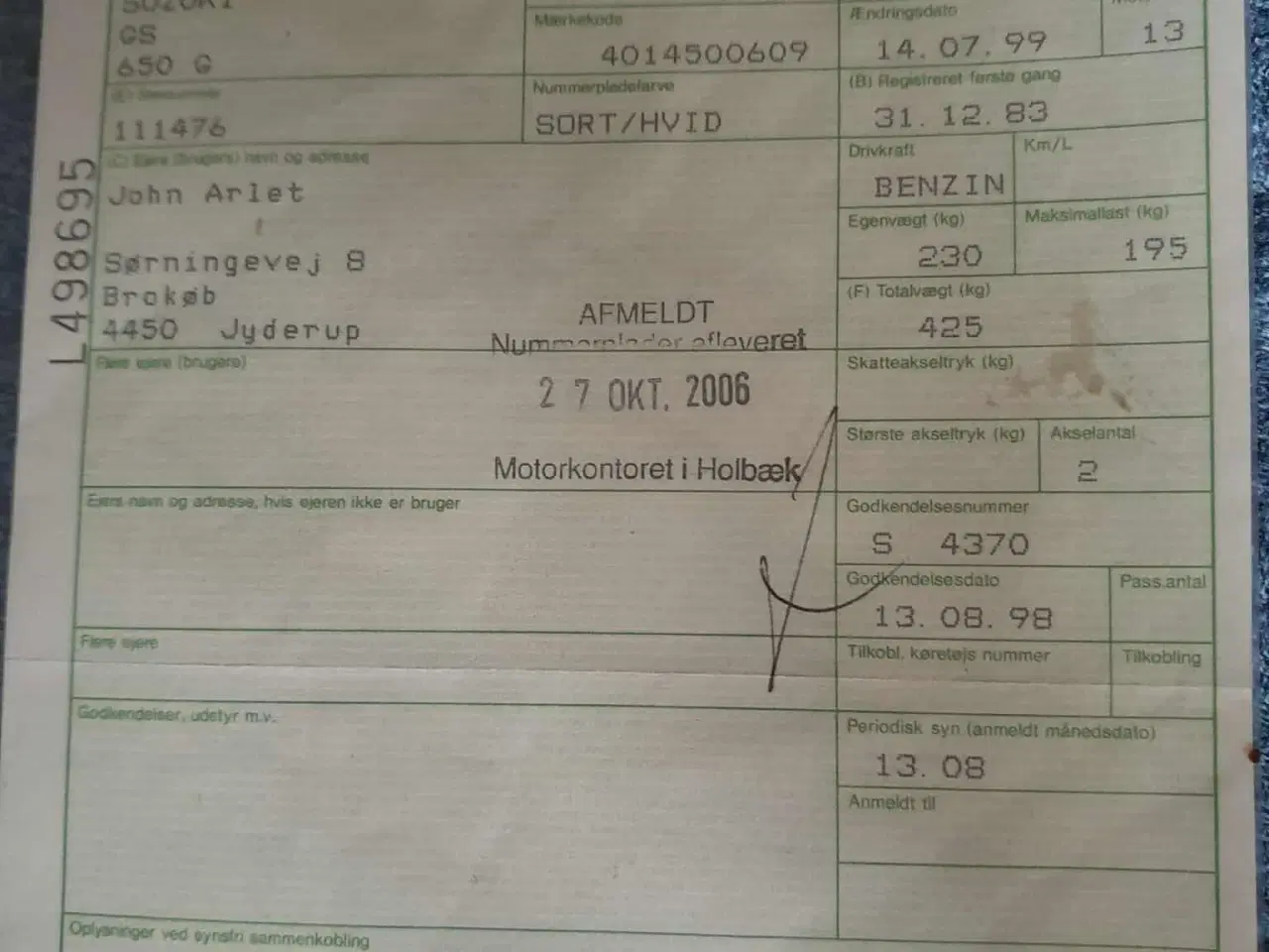 Billede 8 - Suzuki GS650G