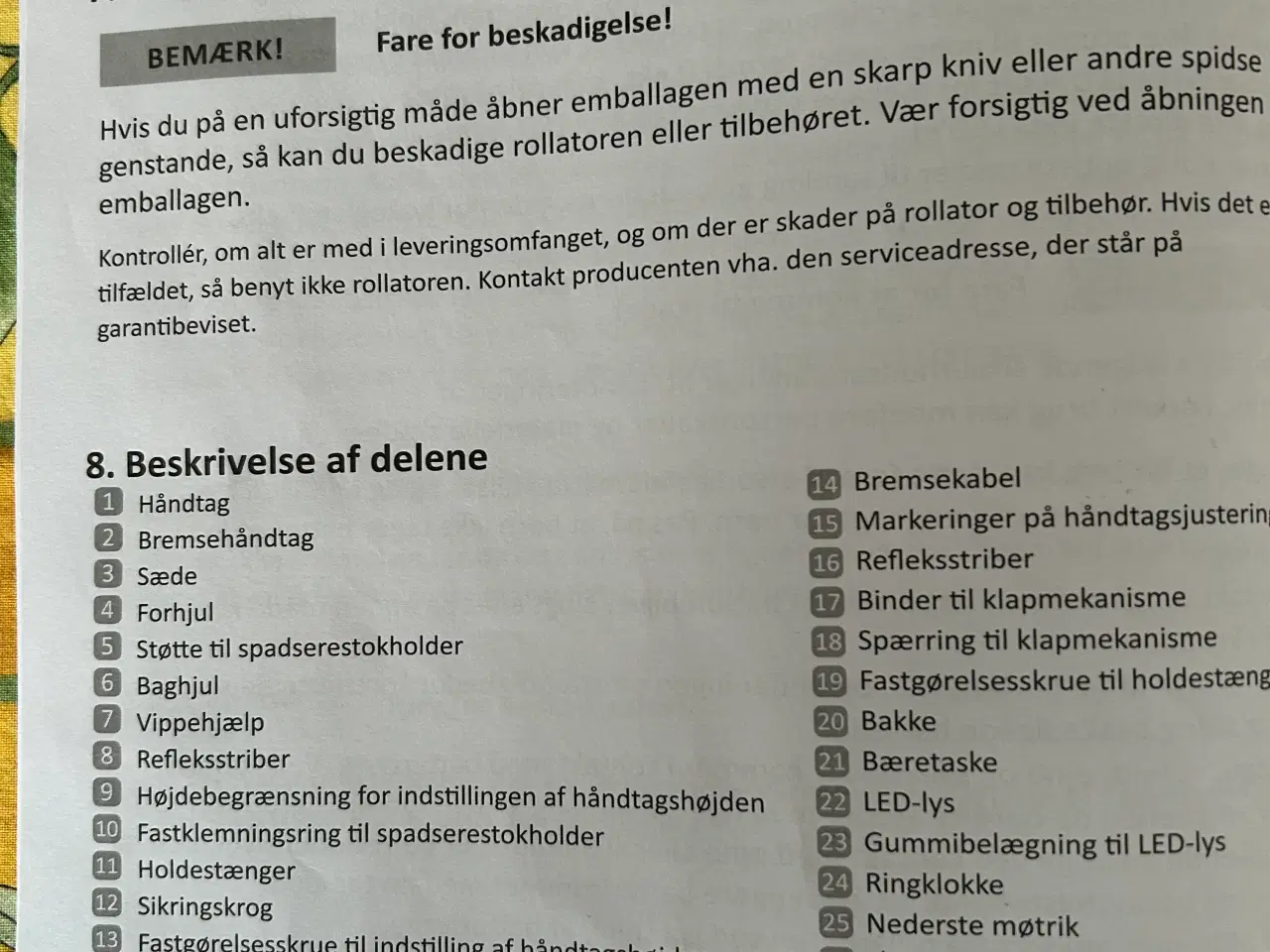 Billede 5 - Foldebar Rollator med taske