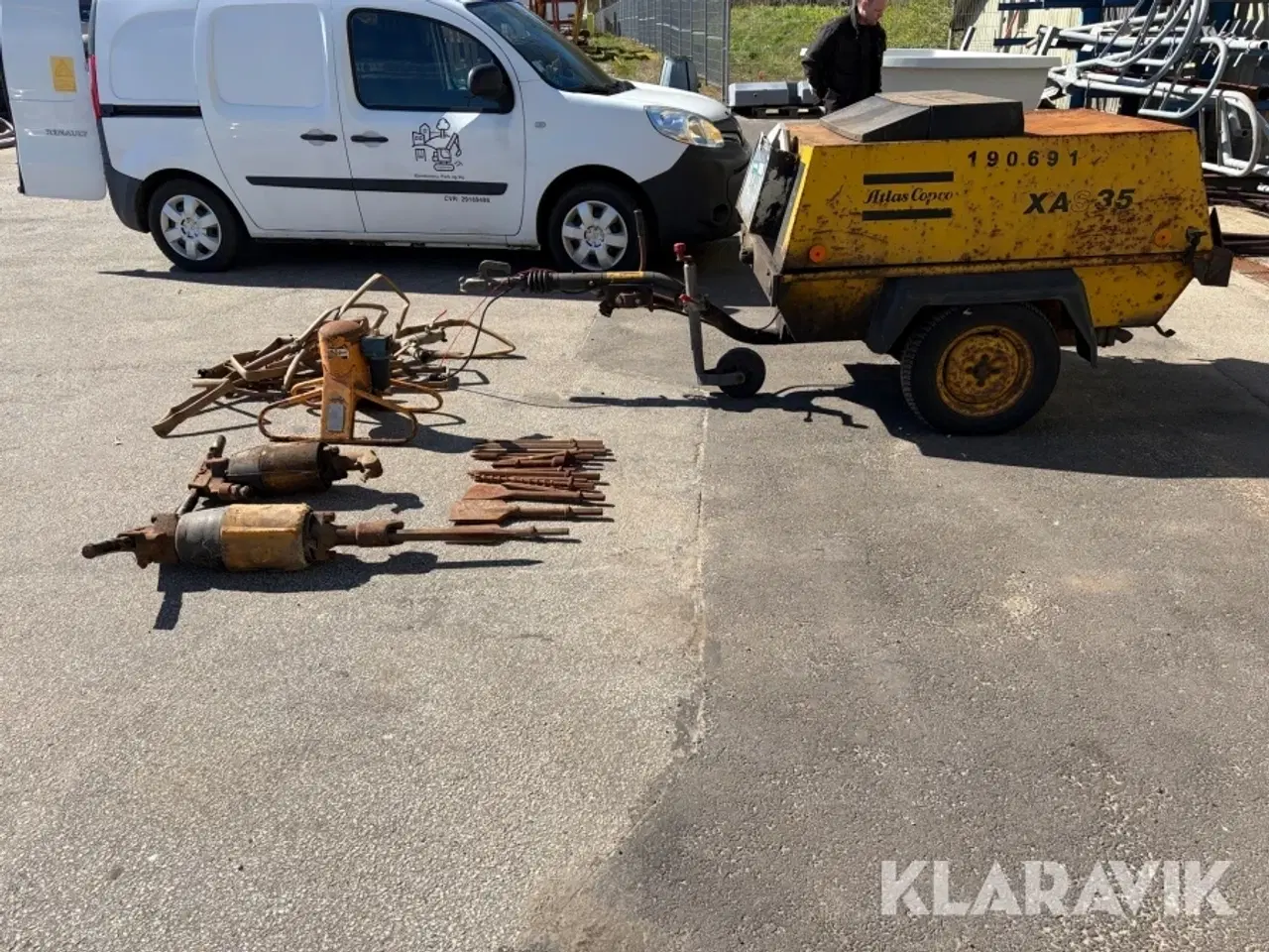 Billede 2 - Kompressor Atlas Copco XAS35 med tilbehør