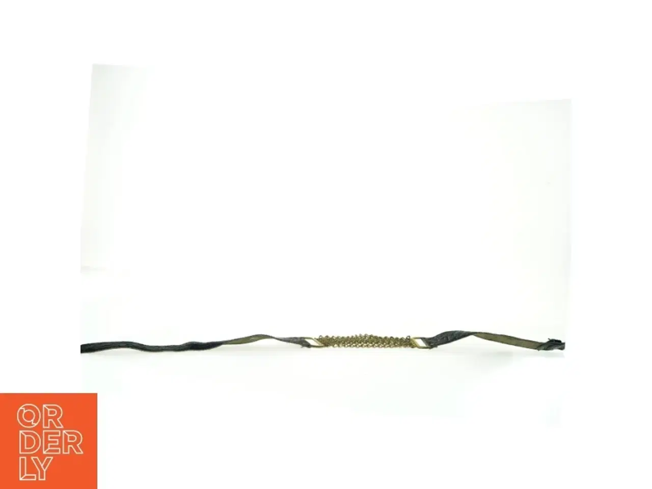 Billede 3 - Vintage Retro Kæde Læder Bælte (str. 85 x 5 cm)
