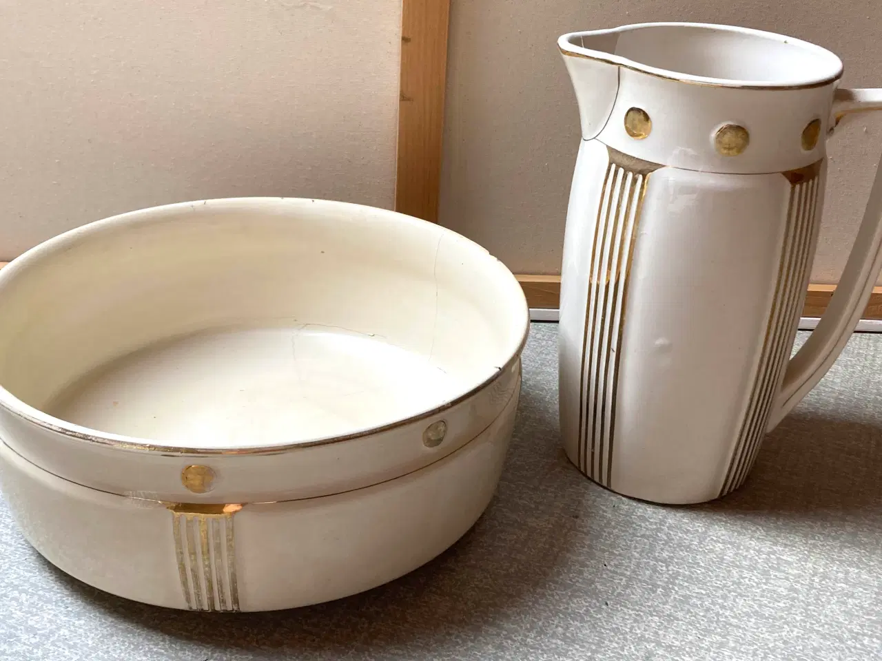 Billede 2 - Skøn Art Deco servante-sæt 