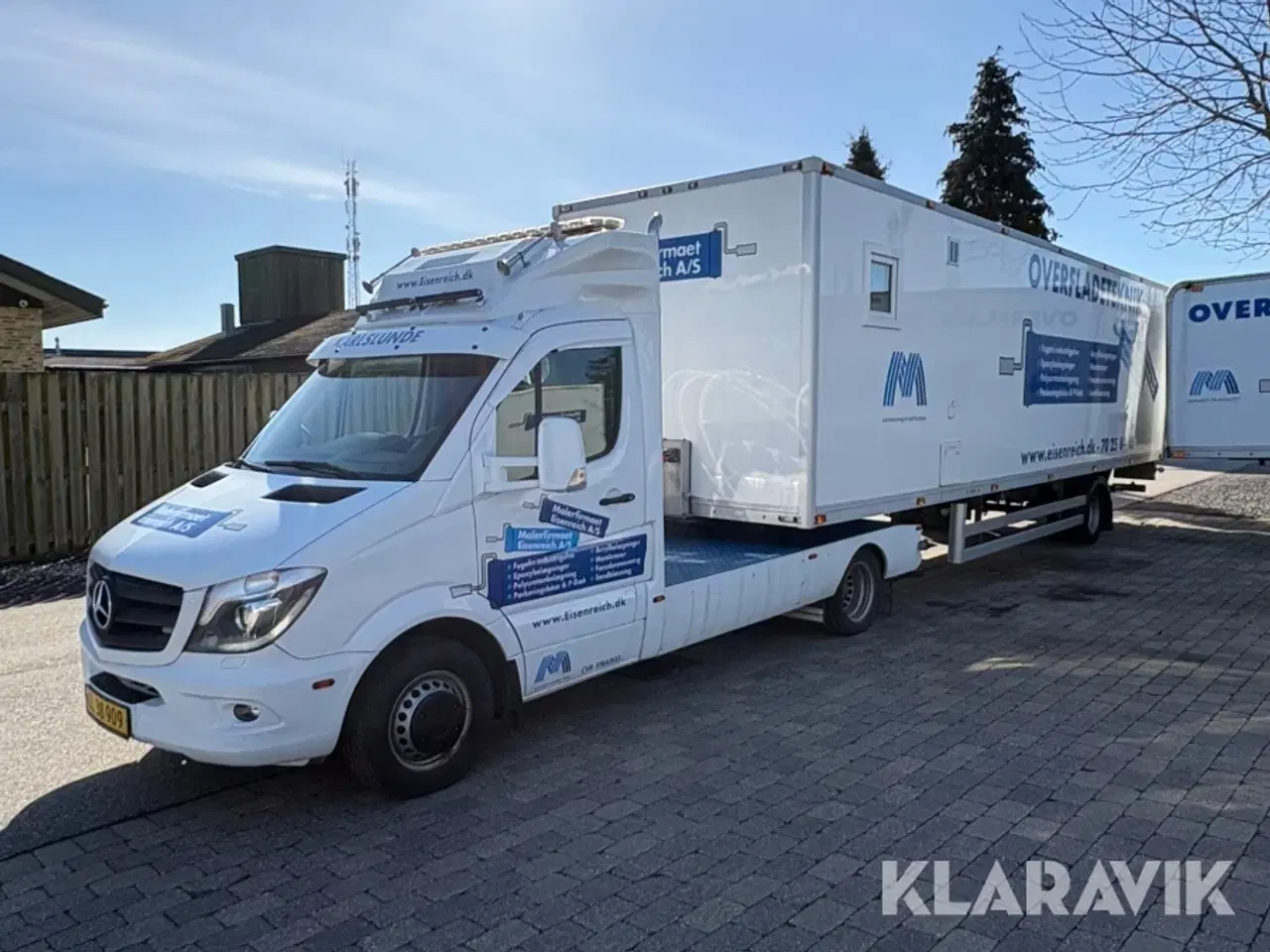Billede 1 - Varebil Mercedes-Benz Sprinter 519 CDI med sættevogn og veksellad