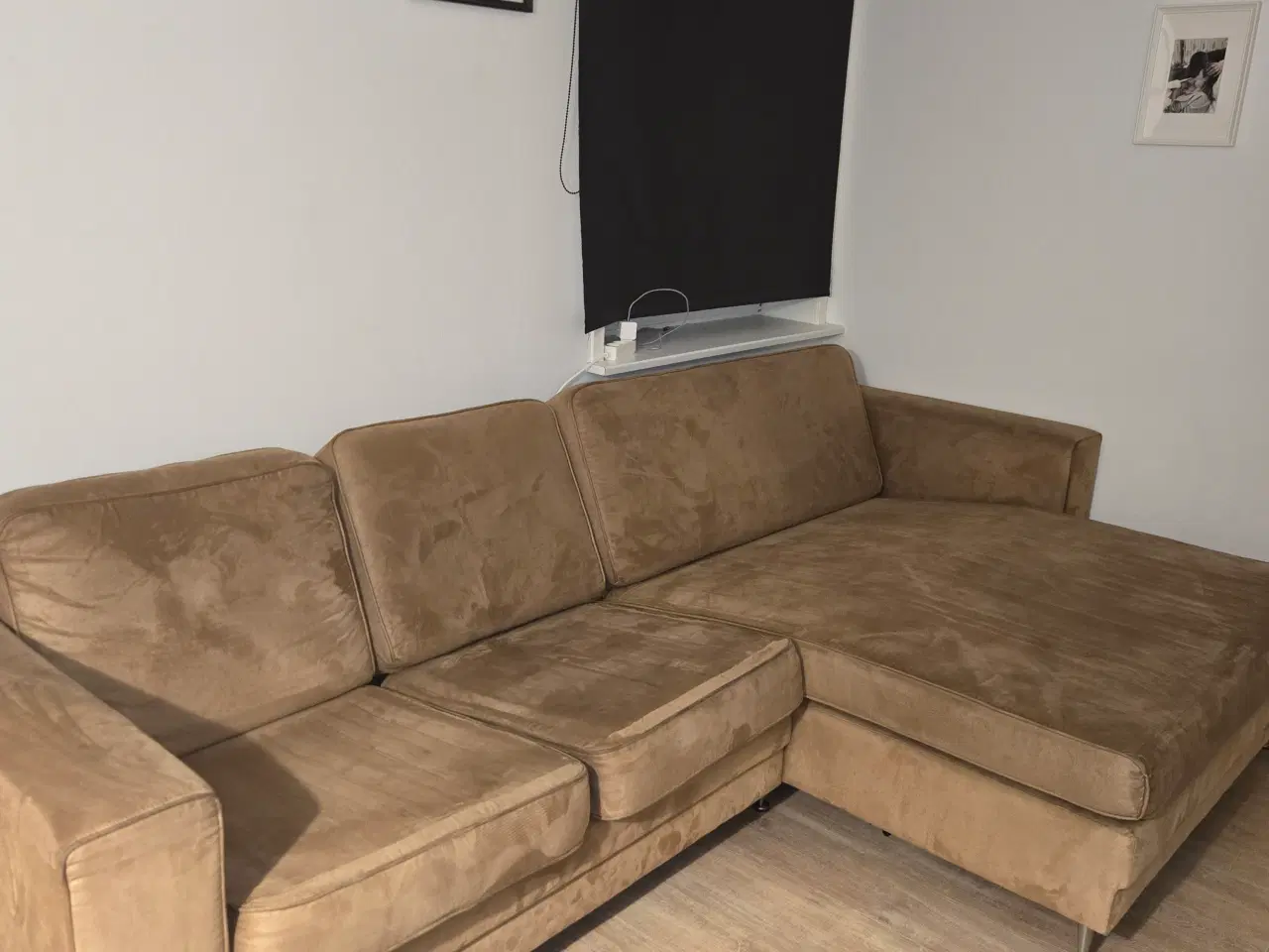Billede 1 - Skalma brun sofa