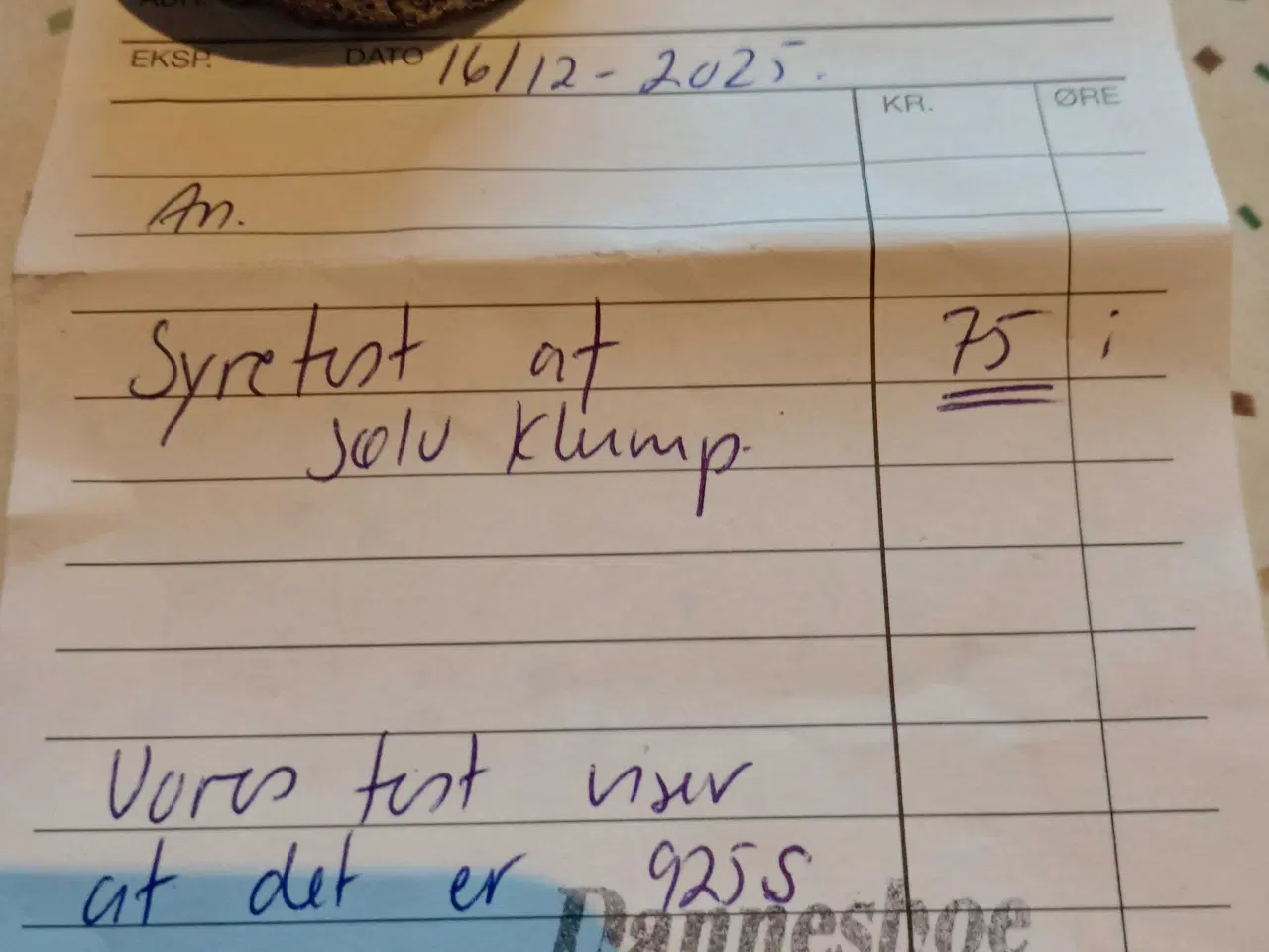 Billede 2 - 514 g sterling sølv,925 med attest