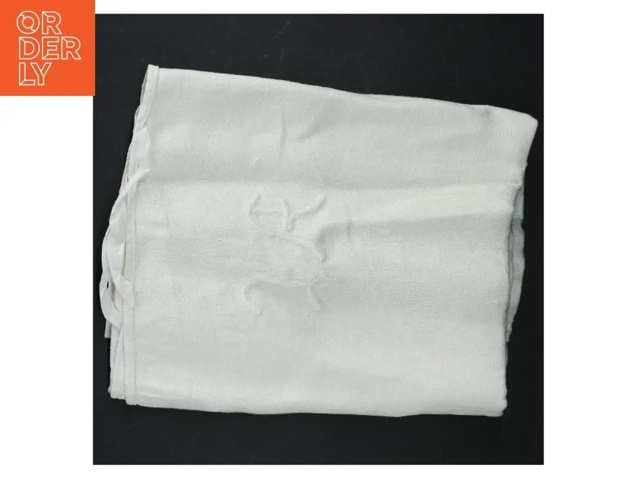 Billede 2 - Hvid damaskdug (str. 89 x 55 cm)