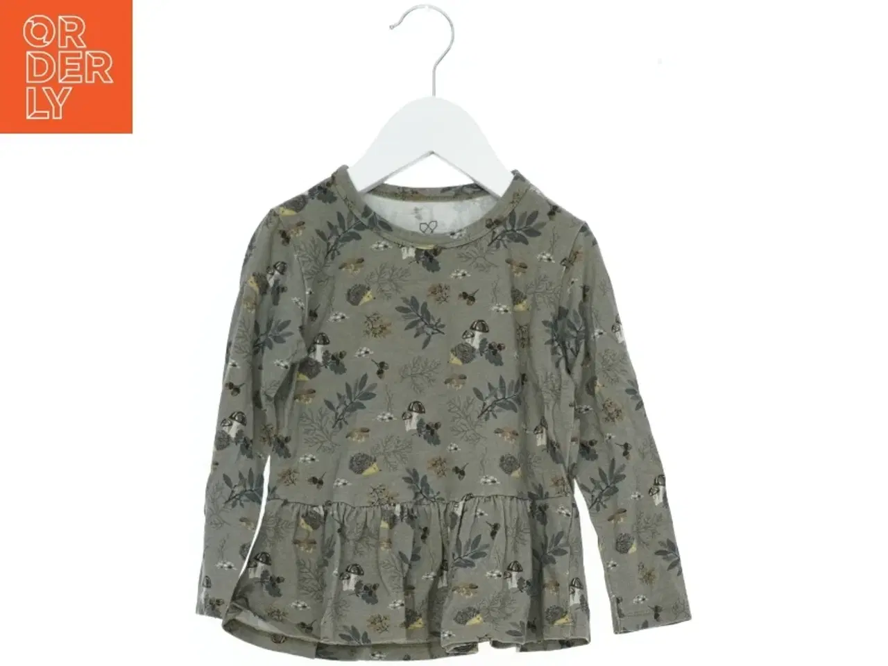 Billede 1 - Langærmet bluse med print fra House Of Kids (str. 98)
