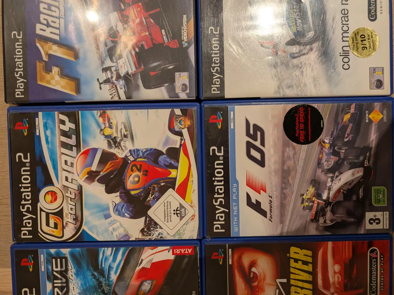 Billede 4 - ps1 rat, pedaler og håndbremse + 6 spil