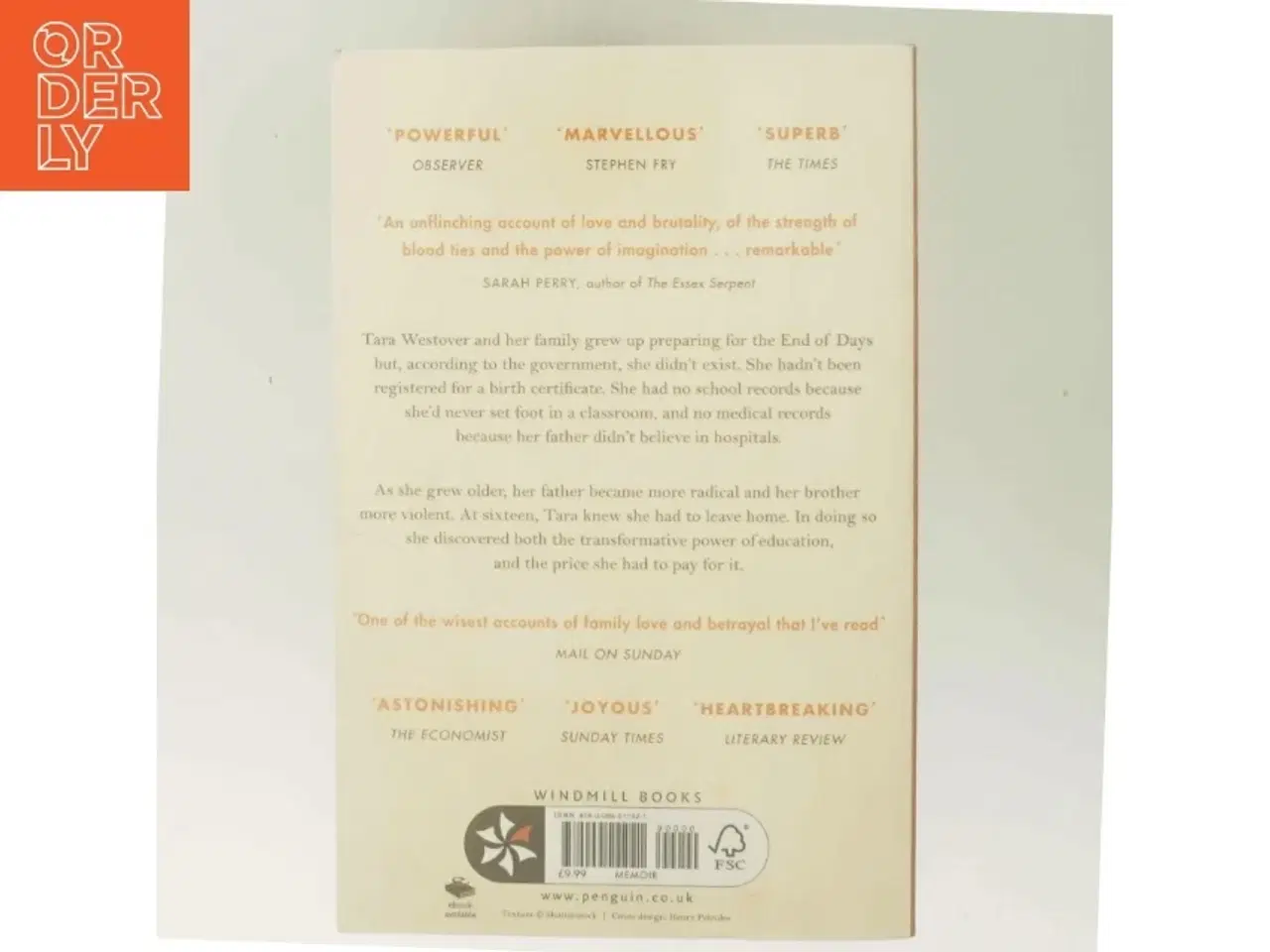 Billede 3 - Educated af Tara Westover (f. 1986) (Bog)