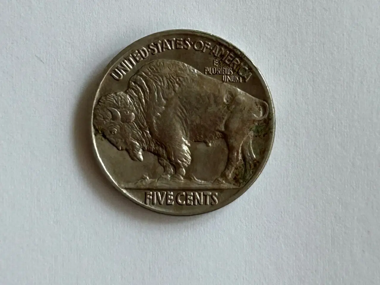 Billede 2 - Five Cents Buffalo Nickel 1915 USA