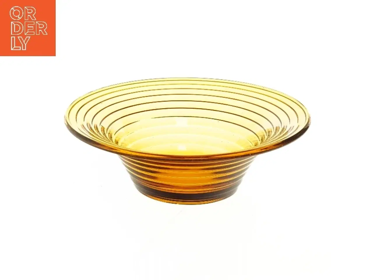 Billede 1 - Broksø glasskål fra Holmegaard (str. Ø 28 cm)