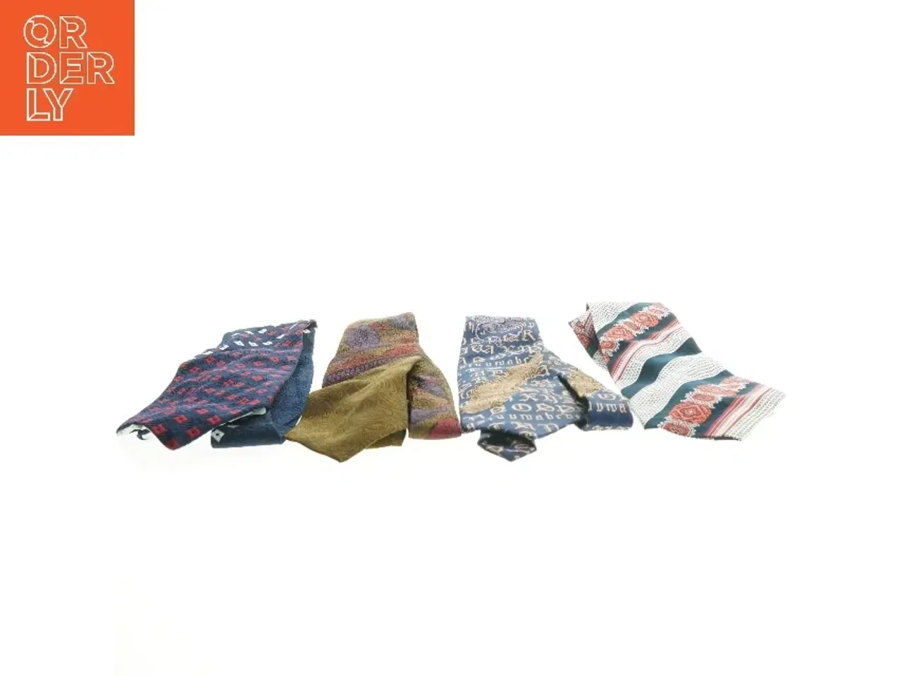 Billede 2 - Fire silkeslips (str. 120 cm)