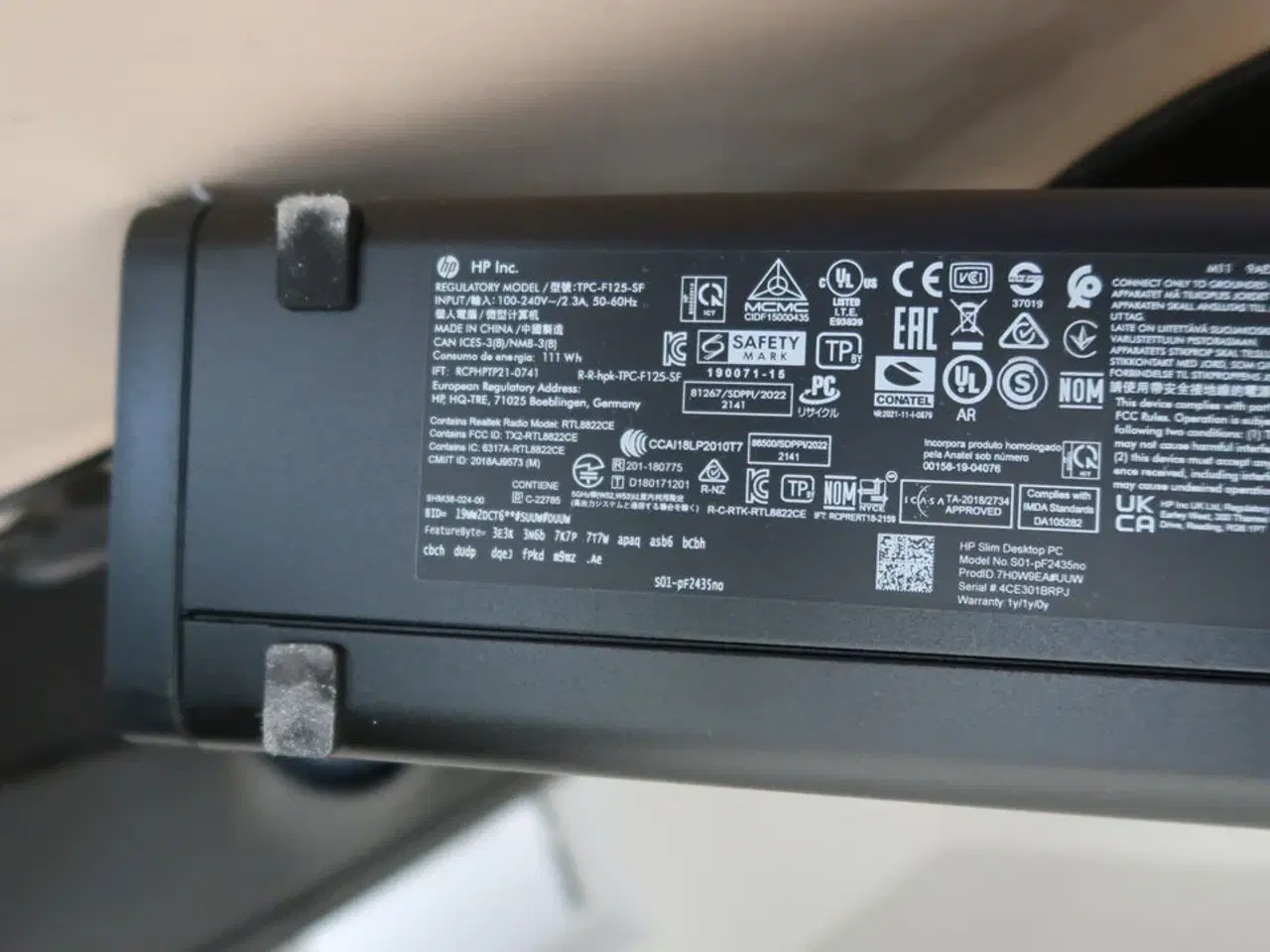 Billede 7 - Computerskærm SAMSUNG S24AG322NU med computer HP TPC-F125-SF