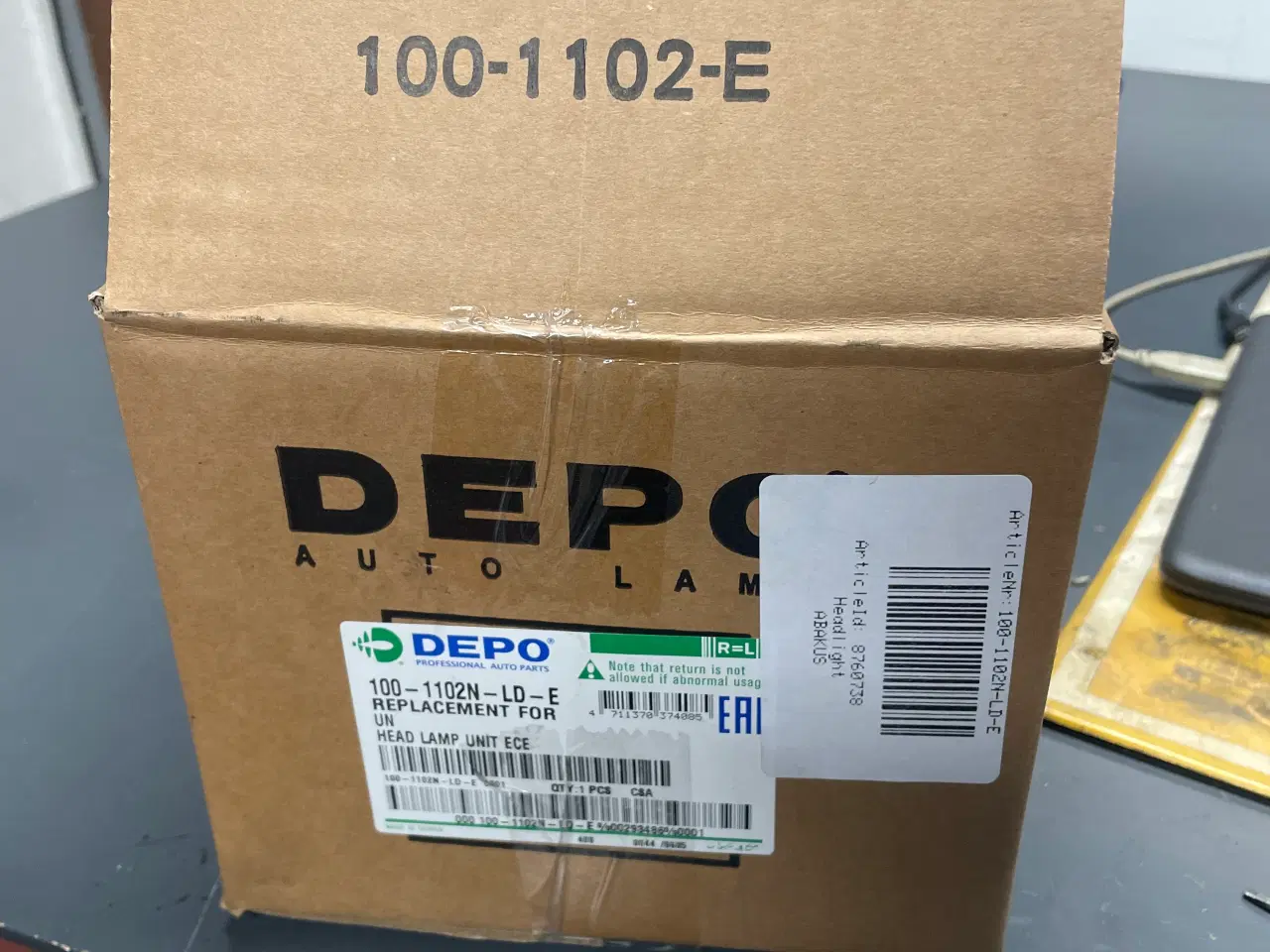 Billede 1 - Forlygte til Nissan patrol k160-k260 