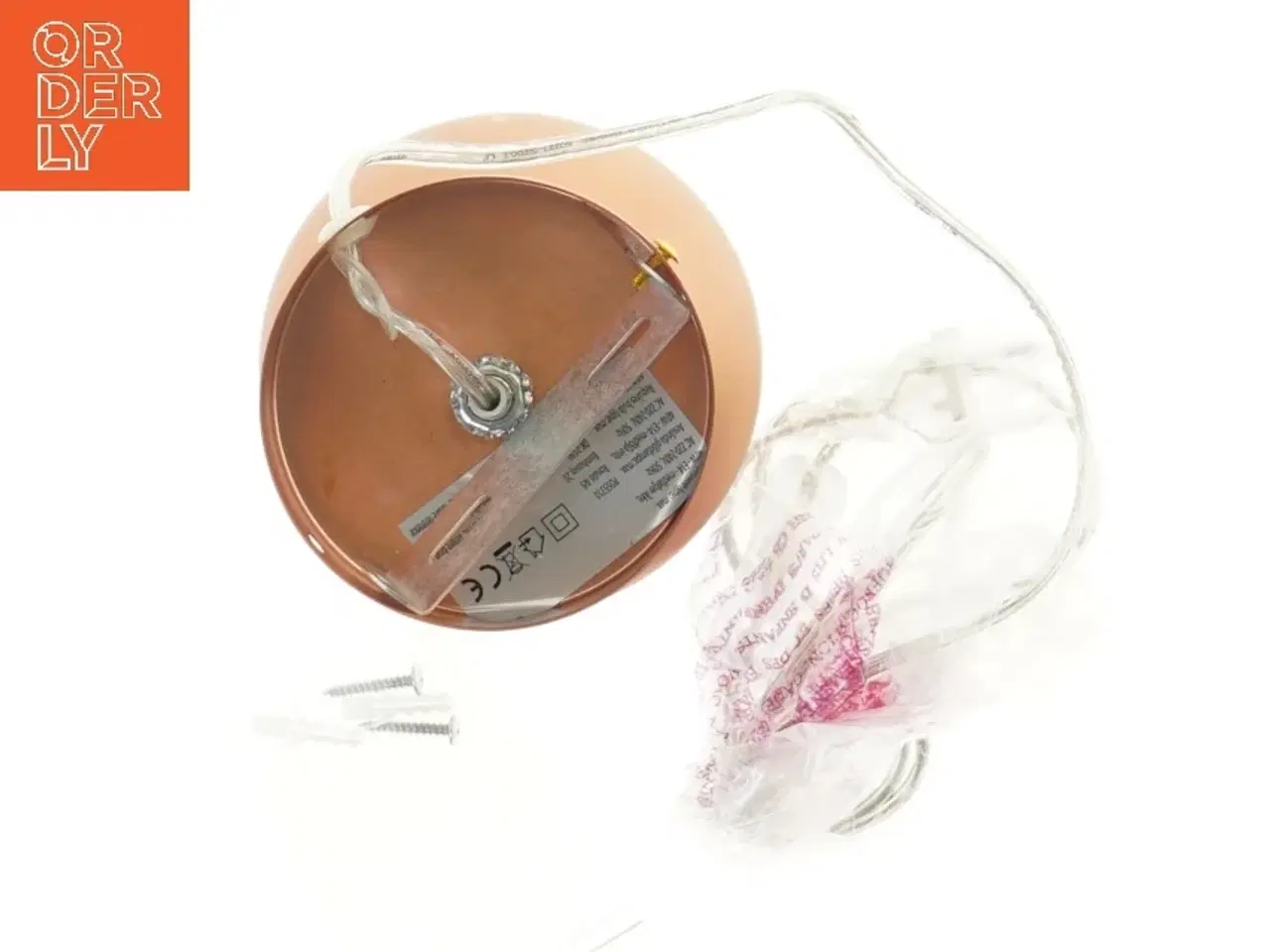 Billede 4 - Væglampe kobberfarvet fra Just Light (str. Ø 11 cm)