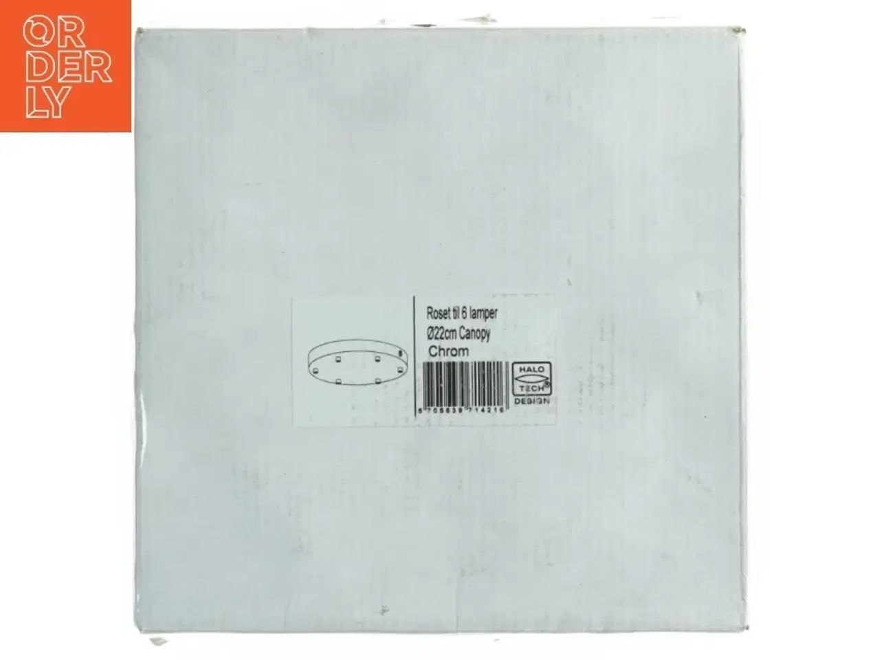 Billede 2 - Rund roset til sekd lamper (str. Diameter, 22 cm)