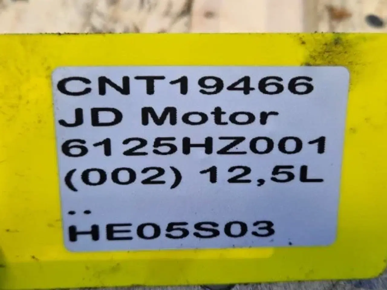 Billede 10 - John Deere 6125HZ001 Plade R250658