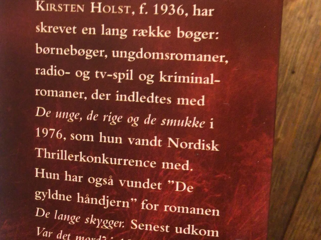 Billede 2 - Kirsten Holst: Sin brors vogter