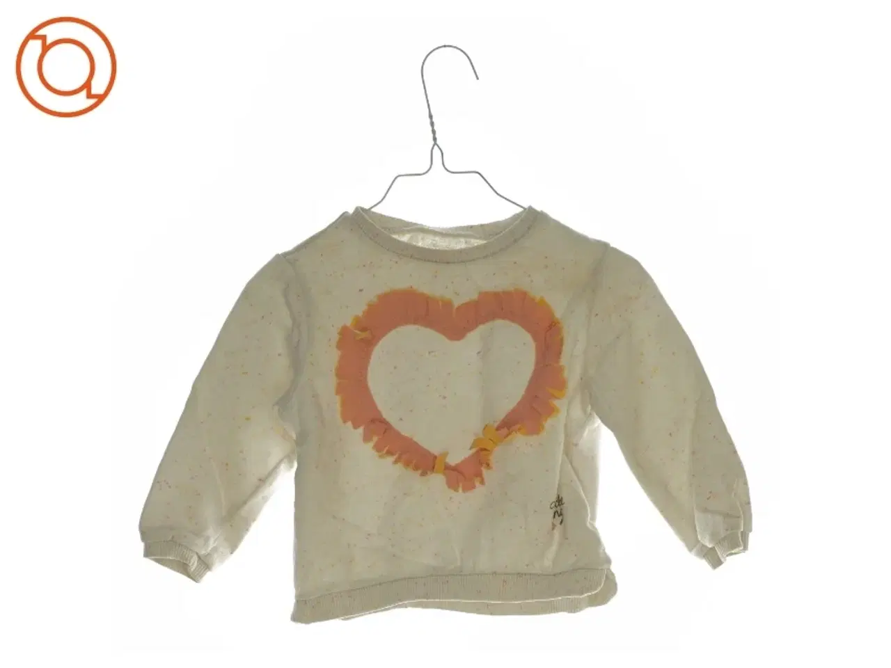 Billede 1 - Trøje med hjerte (Str. 80 cm)