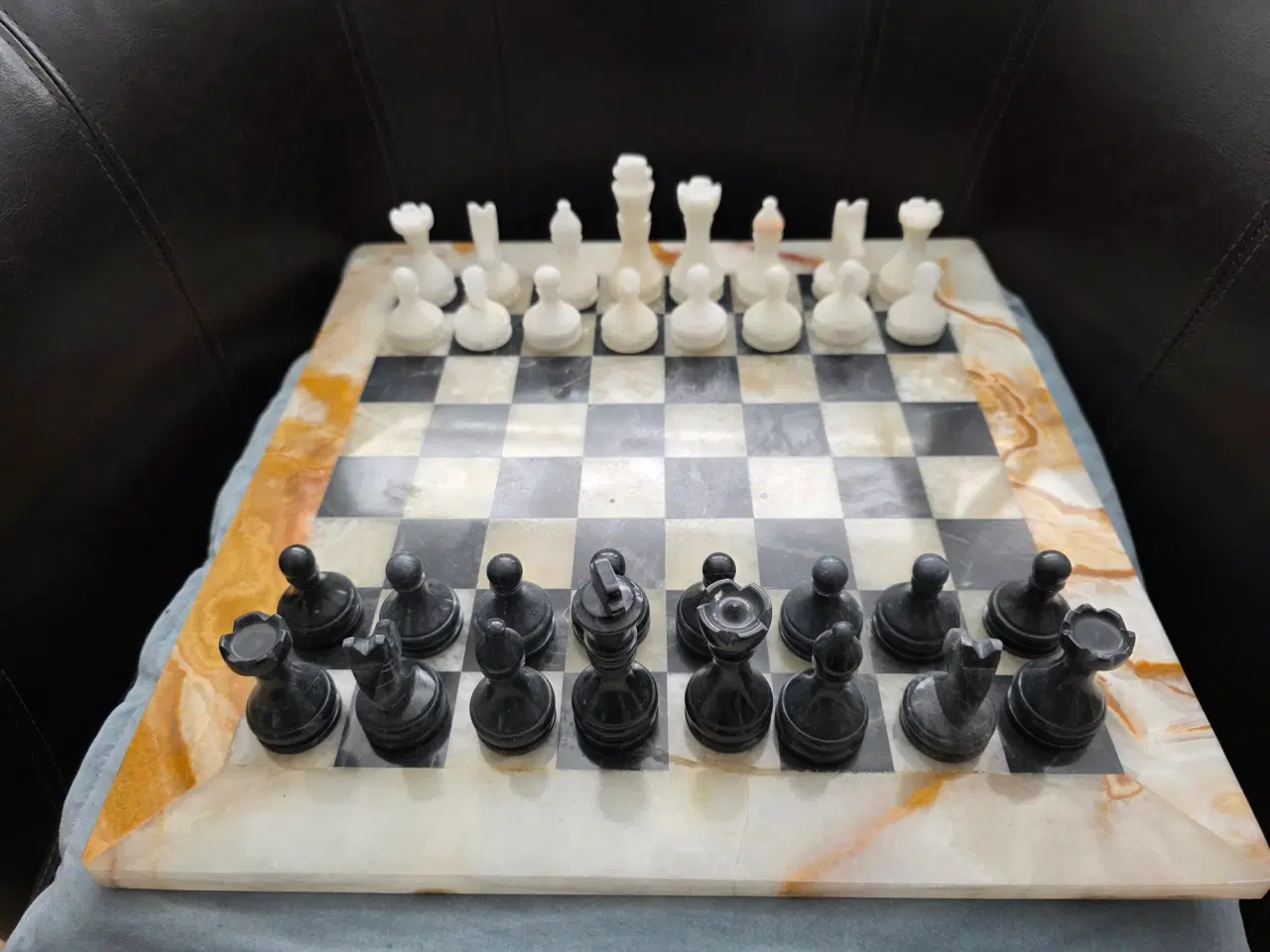 Billede 1 - Skakspil i Marmor