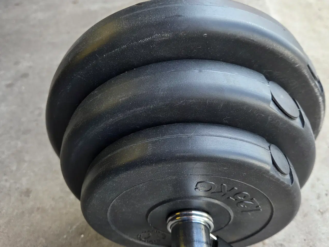 Billede 2 - Vægtstang 20 kg i alt