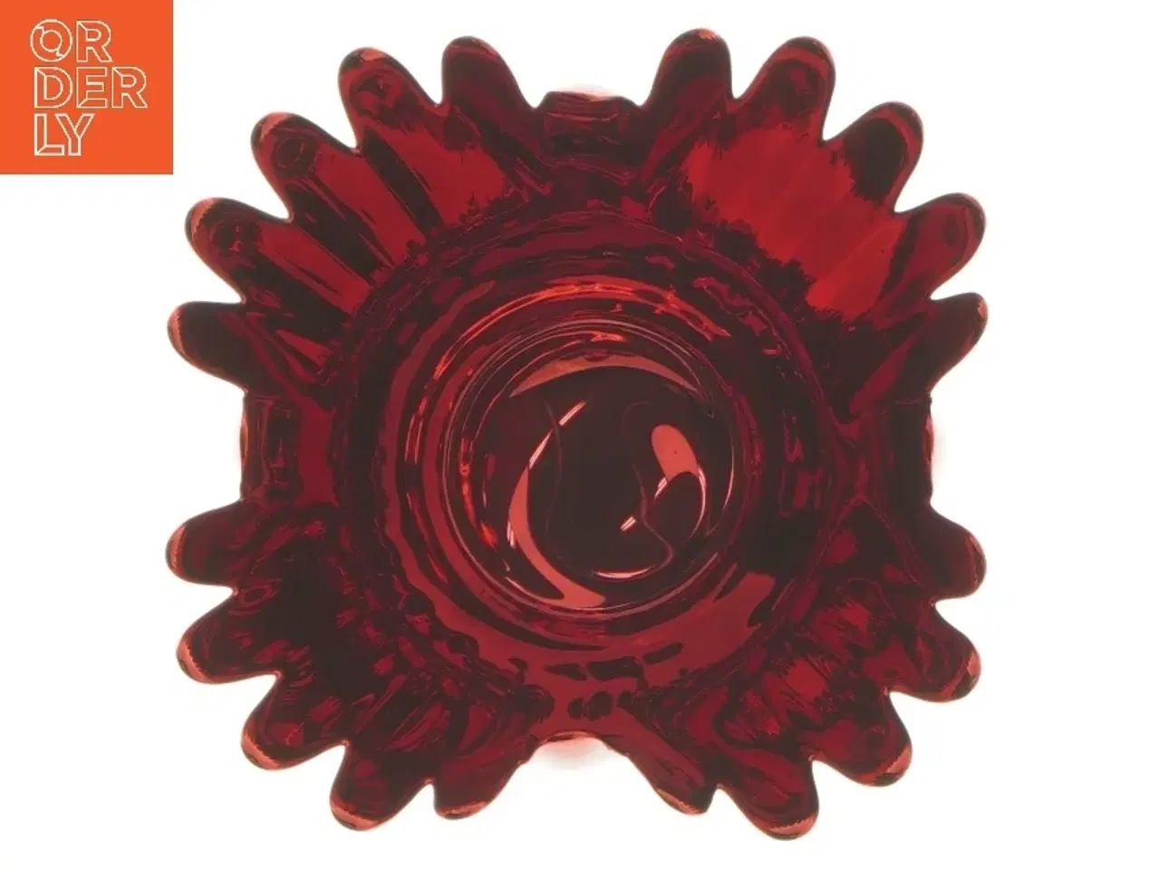 Billede 4 - Rød dekorationsvase fra Krifon (str. 14 cm)