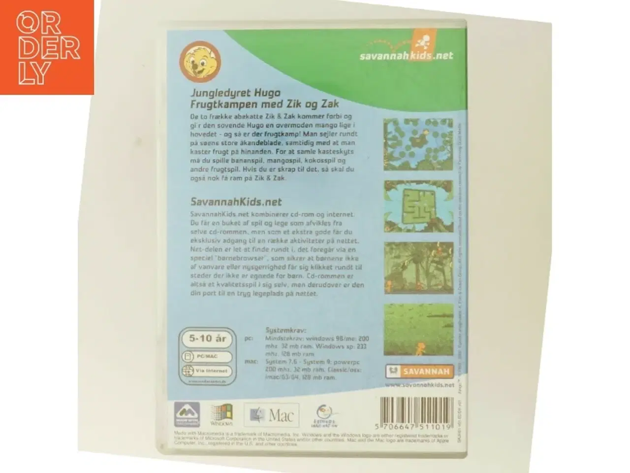 Billede 3 - PC-spil, Jungledyret Hugo - Frugtkampen med Zik og Zak fra Savannah
