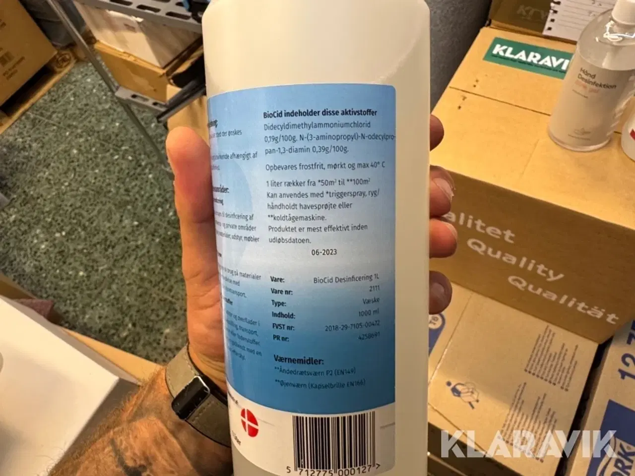 Billede 5 - Lot med Desinficering - Overskredet holdbarhedsdato