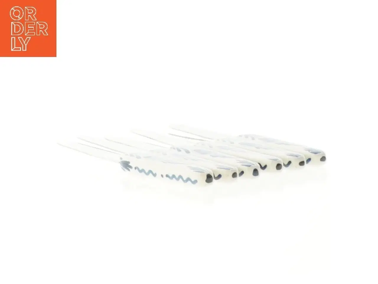 Billede 4 - Dekorerede smørrebrødsknive (str. 15,5 cm)