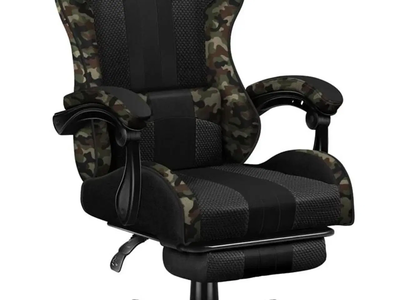 Billede 1 - Gamerstol Huzaro Force 4.7 Camo Mesh – ergonomisk stol med fodstøtte