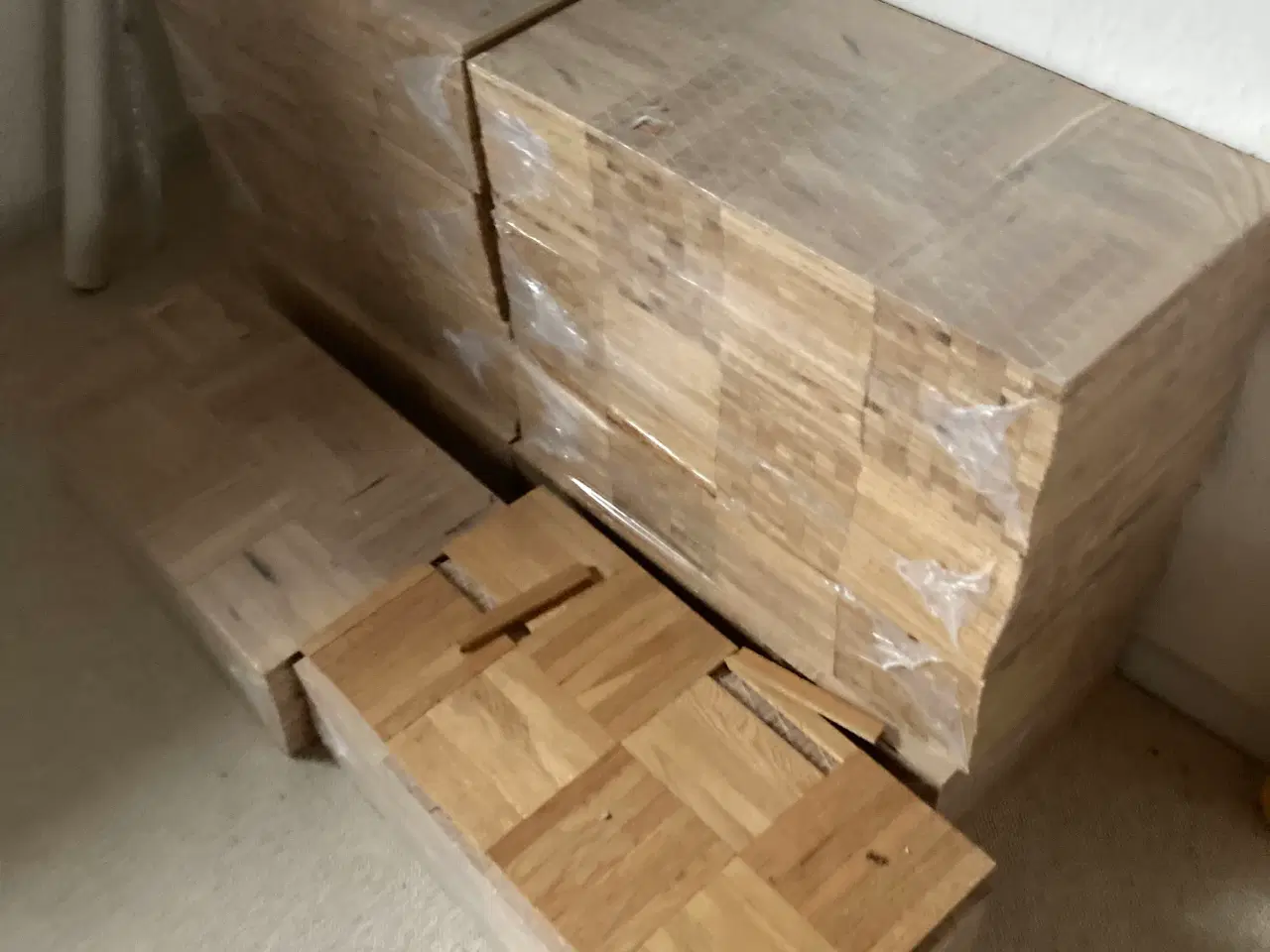 Billede 1 - Eg mosaik parket