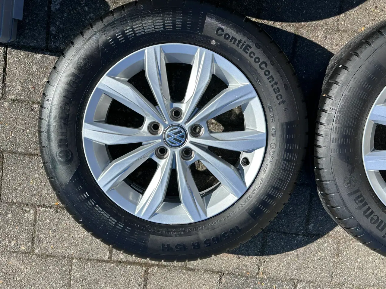 Billede 5 - VW Polo originale alufælge med Continental 