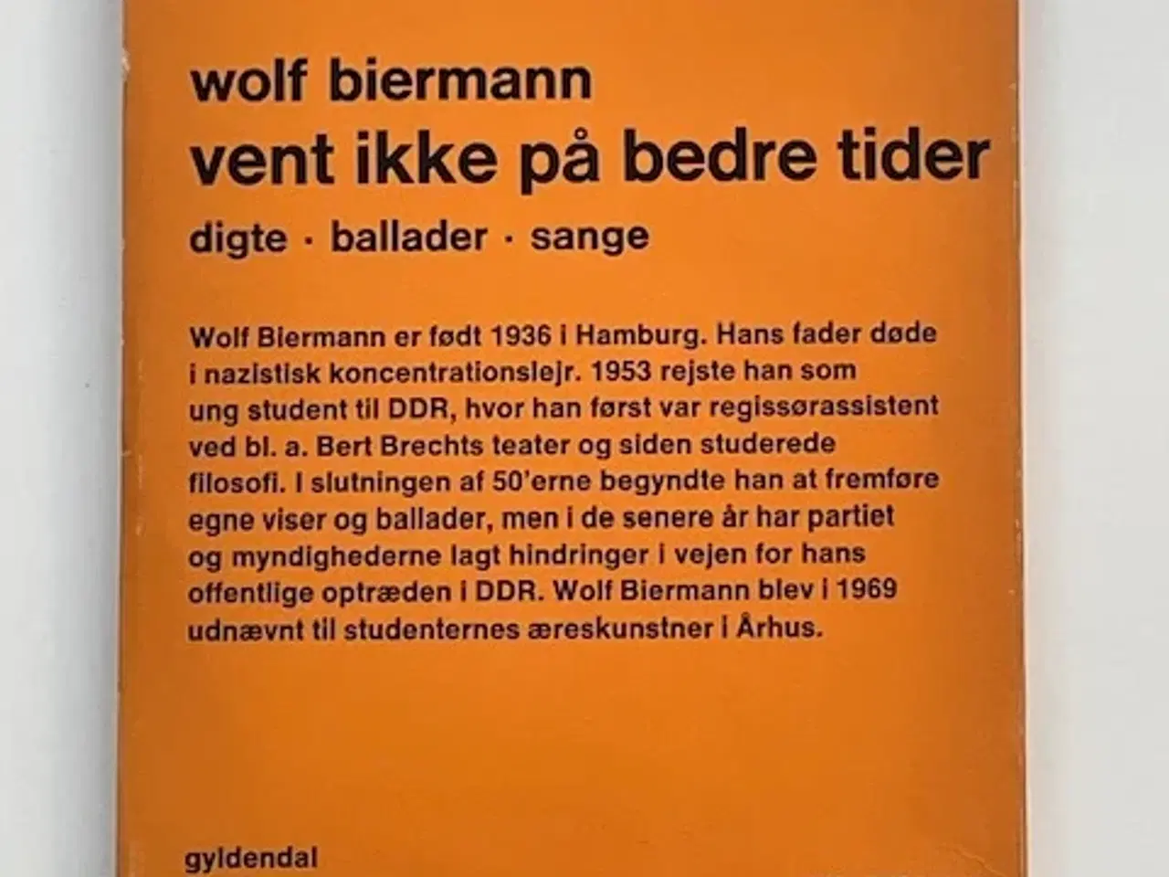 Billede 2 - Wolf Biermann digte