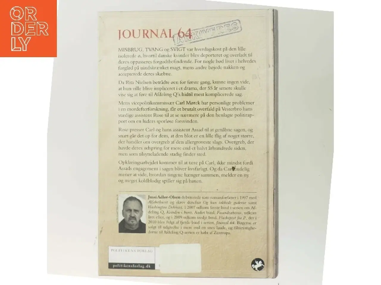 Billede 3 - Journal 64 af Jussi Adler-Olsen (Bog)