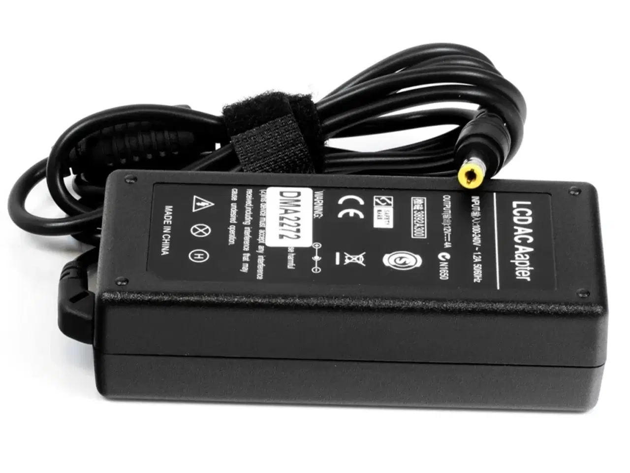 Billede 1 - LCD Monitor 48W 12V 4A strømforsyning med 5.5mm x 2.5mm stik - Kompatibel