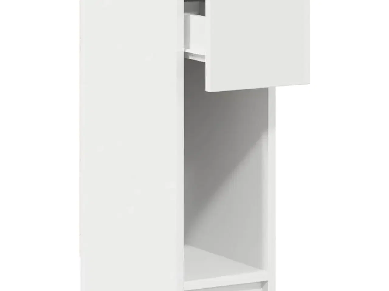 Billede 5 - Sengebord med skuffe 20x36x60 cm hvid