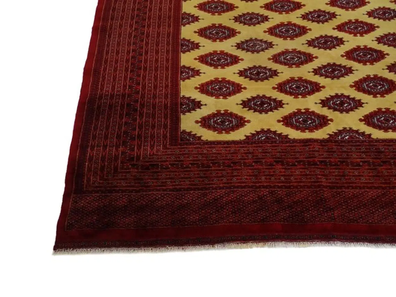 Billede 19 - Pakistansk håndknyttet Buchara tæppe - Certifikat