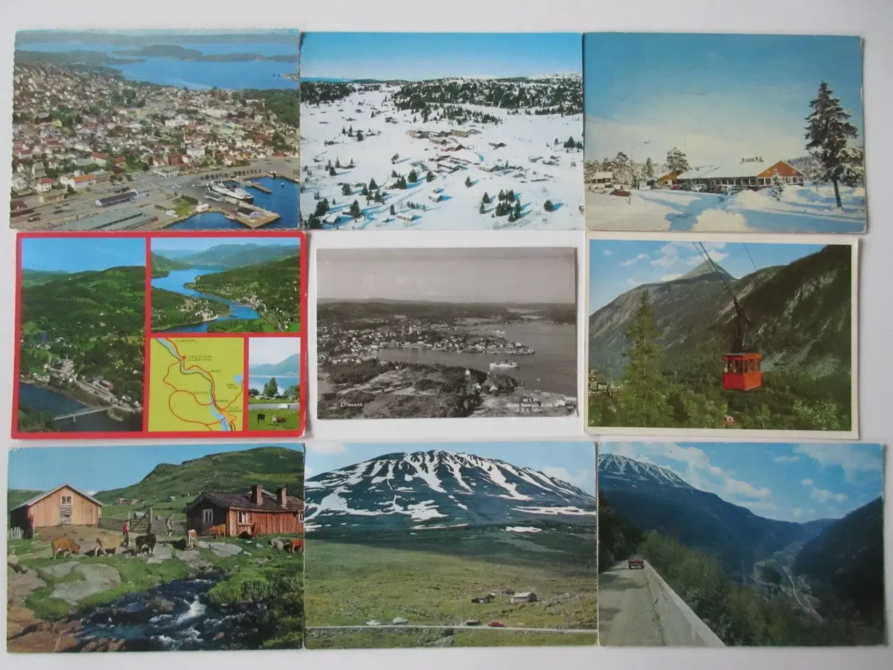 Billede 1 - Postkort fra Norge 37 brugte postkort 