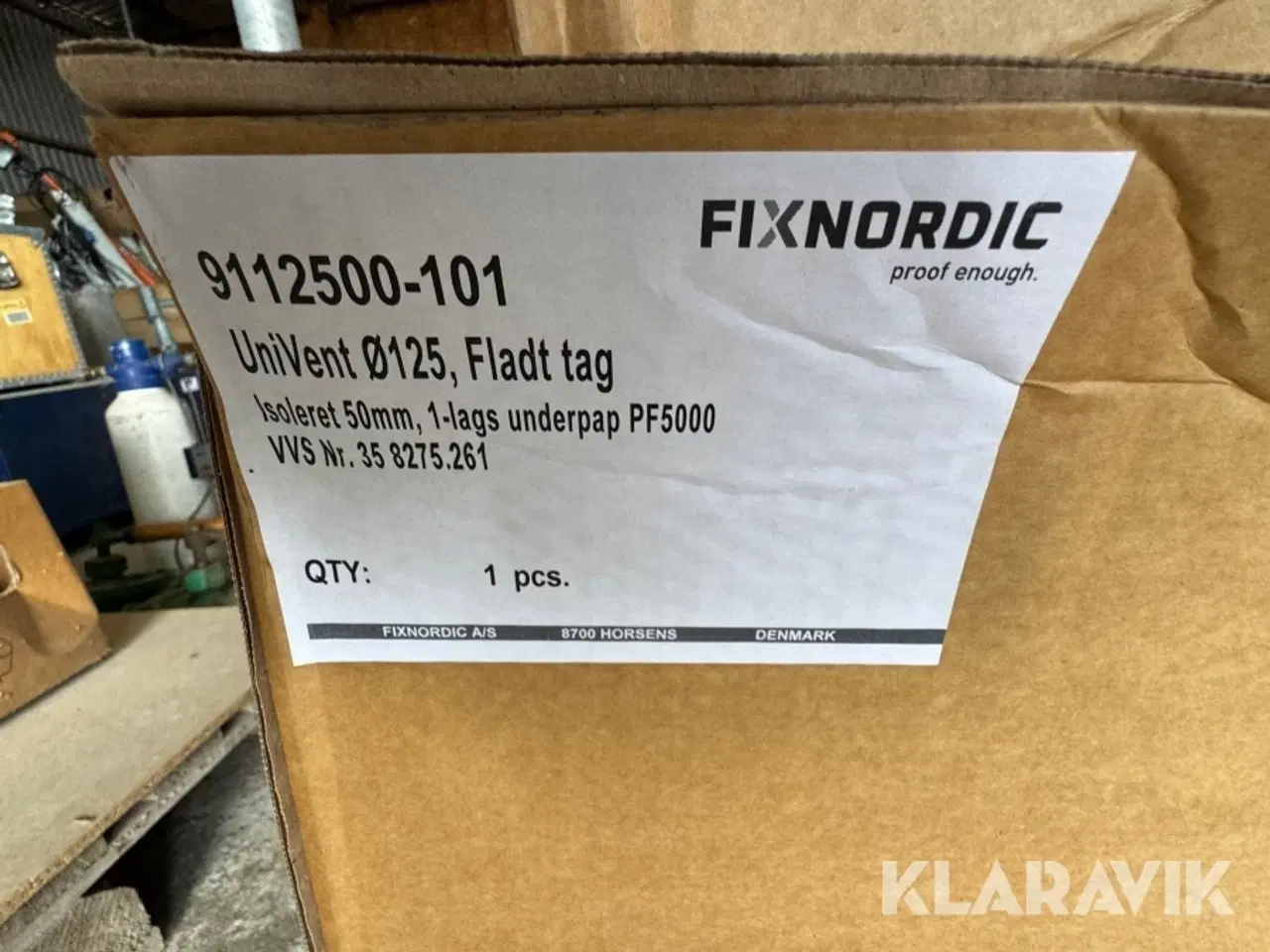 Billede 4 - Ventilationshætter FIXNORDIC UniVent (Fladt tag)