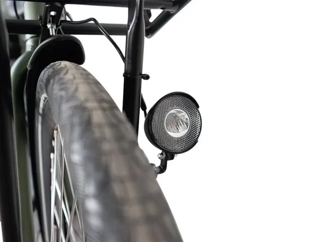 Billede 3 - Lindebjerg 28'' Elcykel Cargo Long Range H - Mat Grøn