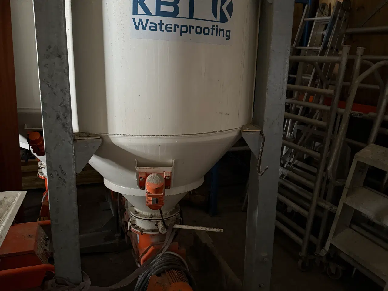 Billede 9 - To PFT HM 106 230V - Tvangsblander med silo