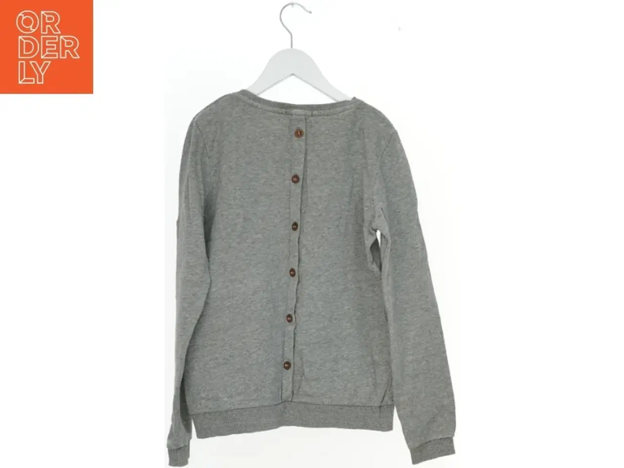 Billede 2 - Grå sweatshirt med knapper bagpå fra scotch r’belle (str. 152)
