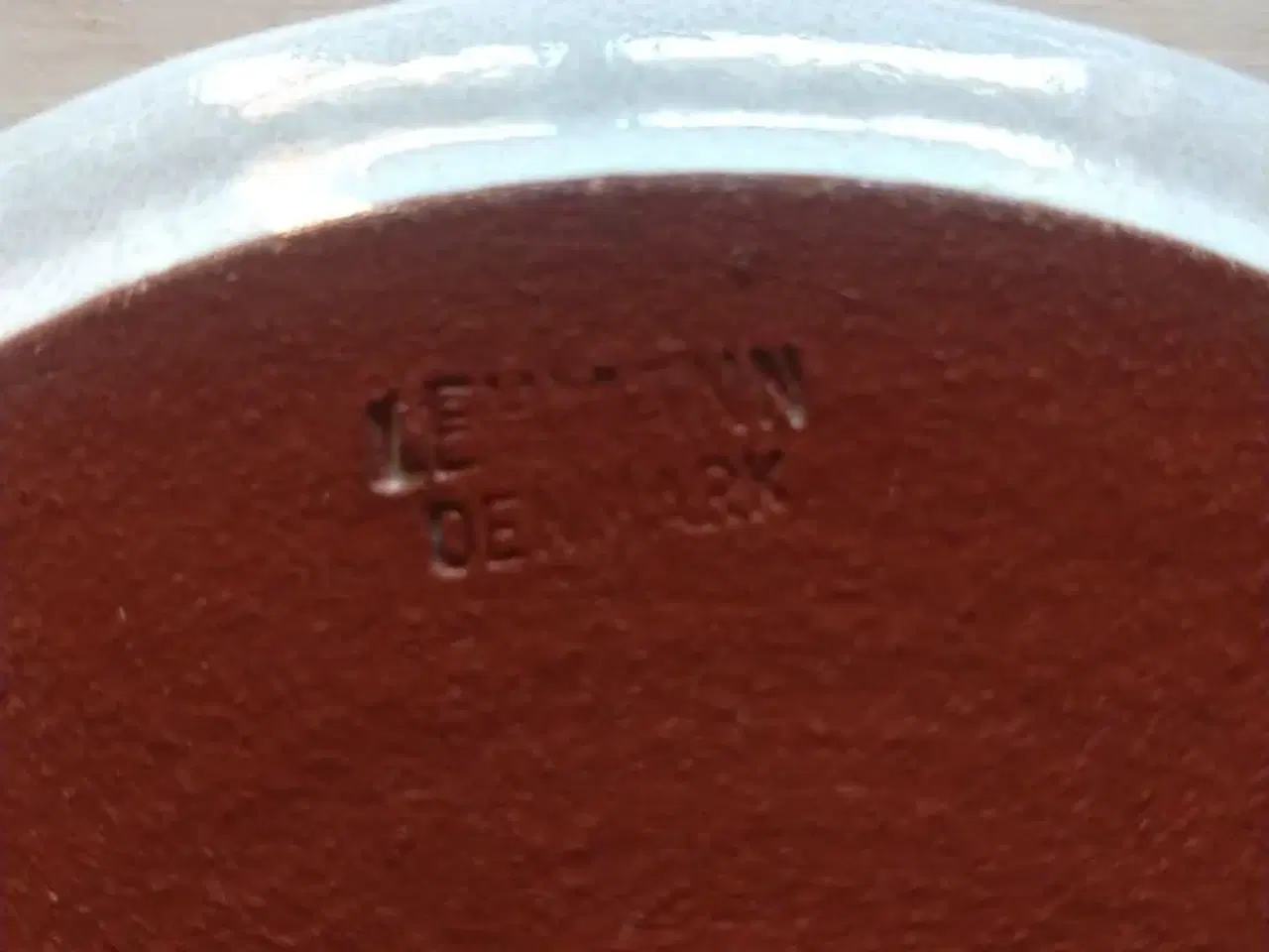 Billede 2 - Lehmann keramik fad - lysegrå glassur