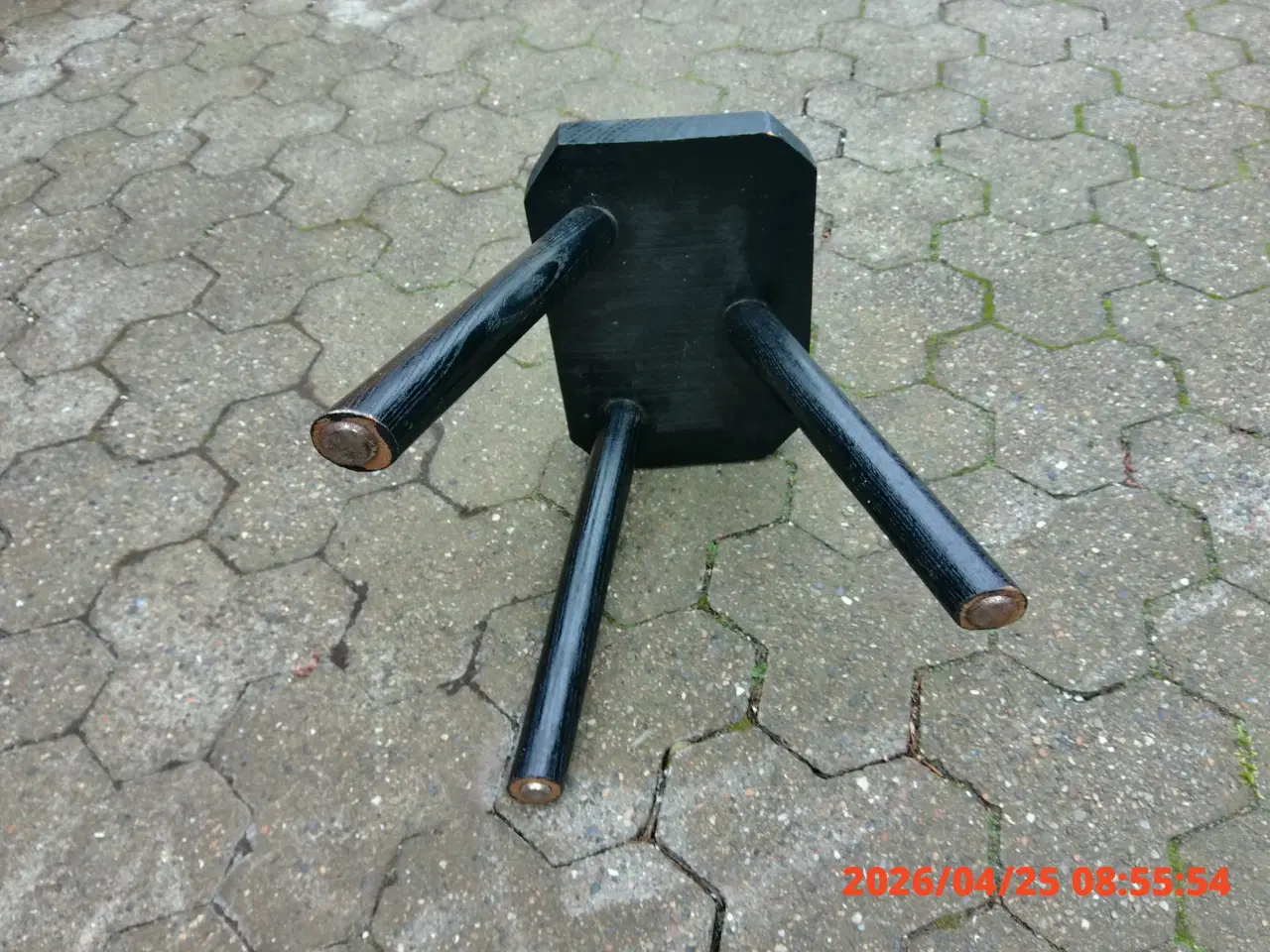 Billede 2 - Sort retro taburet