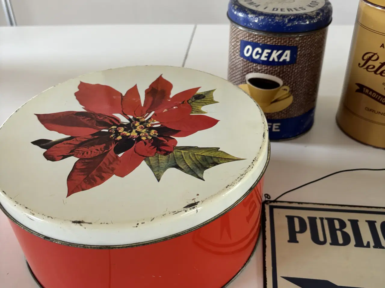 Billede 2 - Retro dåser og skilte.