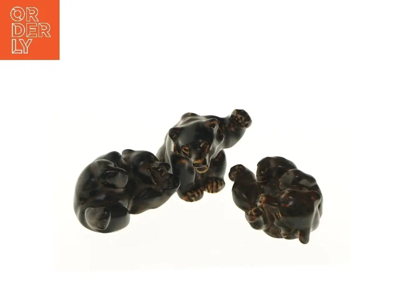 Billede 1 - Keramiske bjørnefigurer (str. 7 cm)