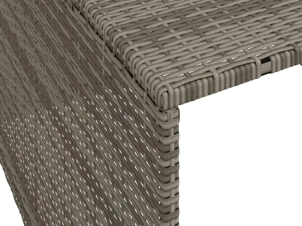 Billede 8 - Garage til robotplæneklipper 86x90x52/57 cm polyrattan grå