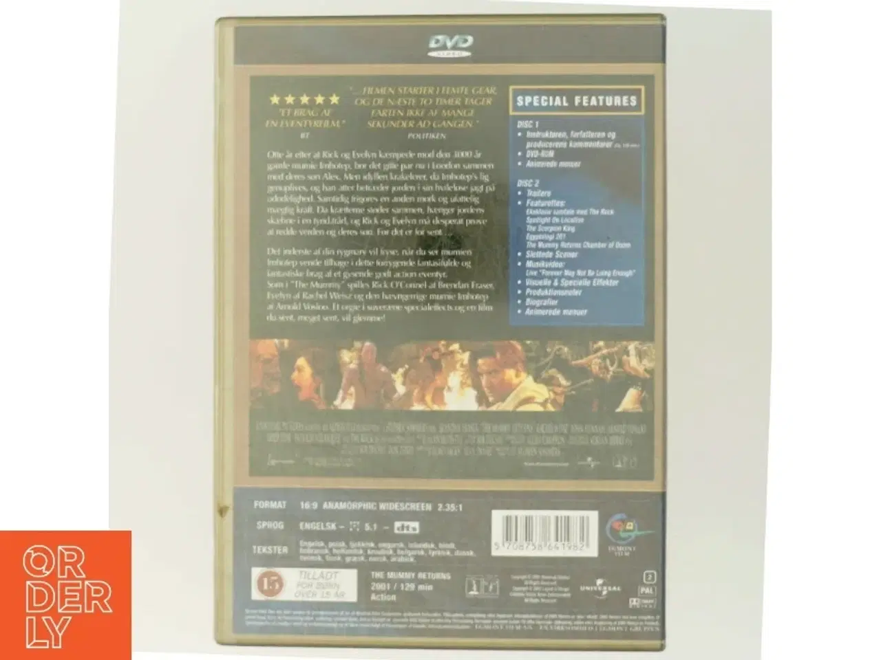 Billede 3 - The Mummy Returns DVD fra Universal