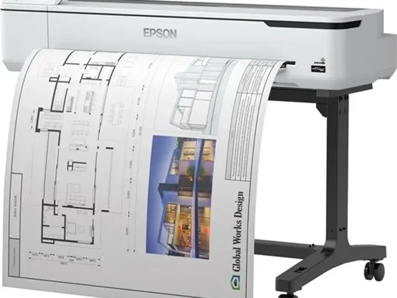Billede 1 - Epson SureColor SC-T5100 36'' Storformatsprinter