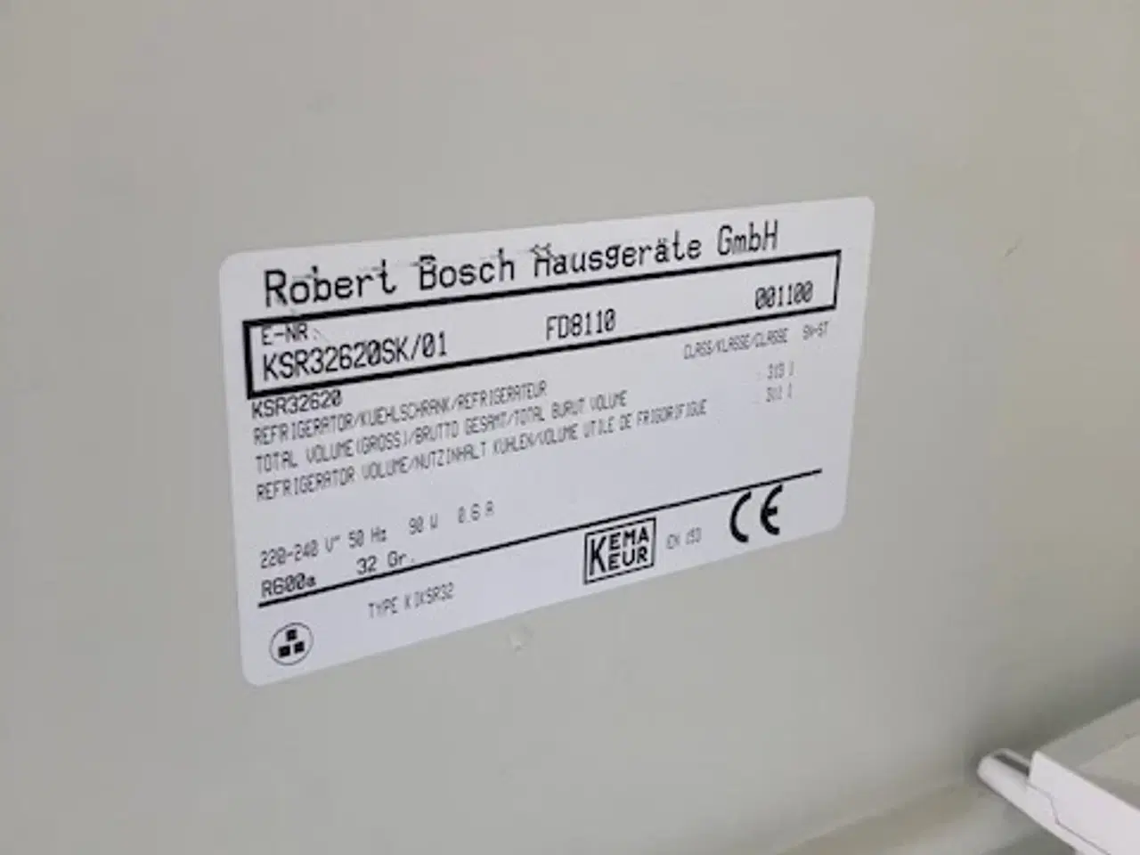 Billede 3 - Bosch Køleskab Høj model