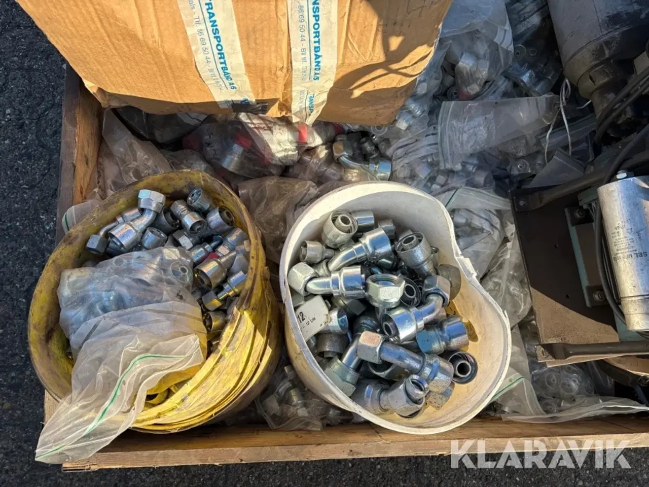 Billede 10 - Hydraulikpresser Parker 82C 061 med fittings & matriser